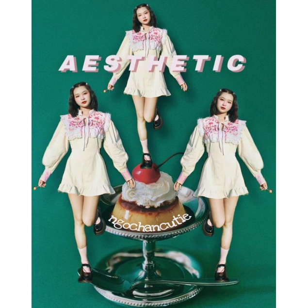 Đầm váy kanayo chất linen phong cách vintage lolita Nhật Bản Ngochancutie | BigBuy360 - bigbuy360.vn