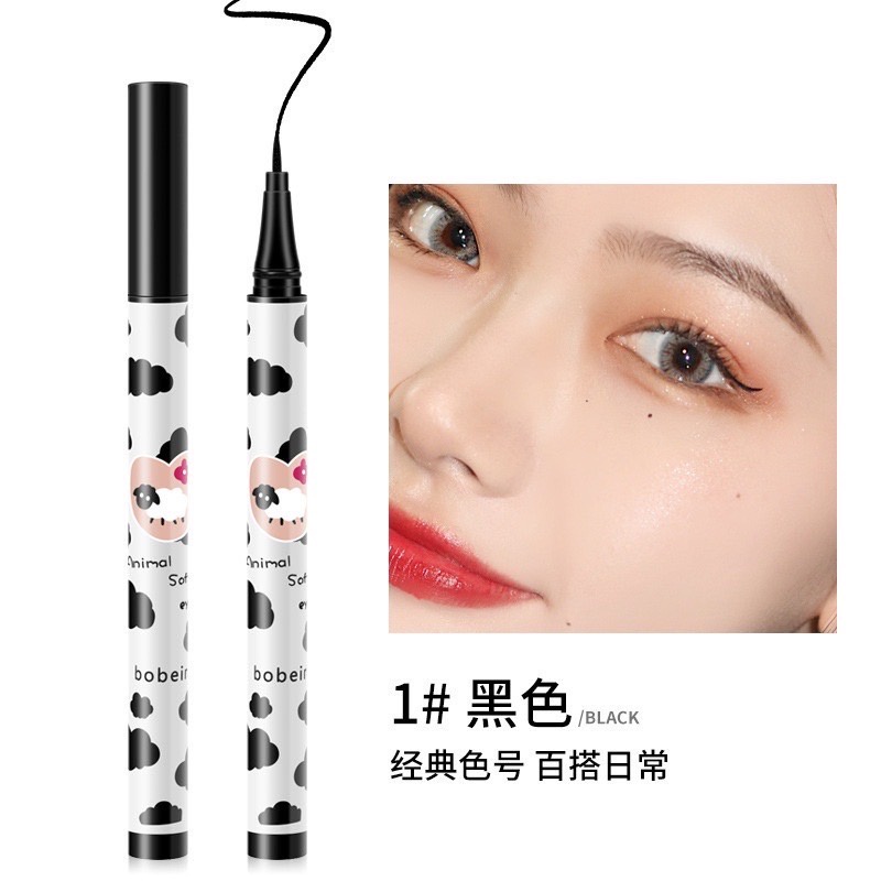 BOBEINI Bút Kẻ Mắt Tơ Tằm 100% Dạng Lỏng Chống Thấm Nước Lâu Trôi Siêu Mịn Chất Lượng Cao Cho Học Sinh Bút Kẻ Mắt