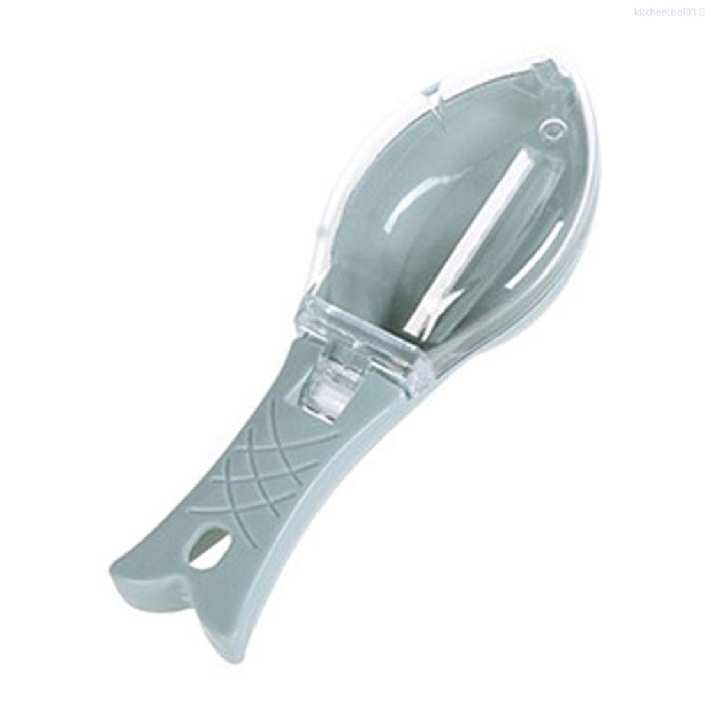 Dụng cụ cạo vảy cá bằng nhựa màu sắc ngẫu nhiên