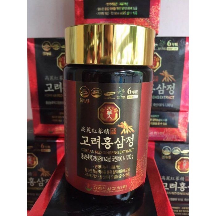 Cao hồng sâm nguyên chất Bio hộp 240g (Korean Red Ginseng Extract)