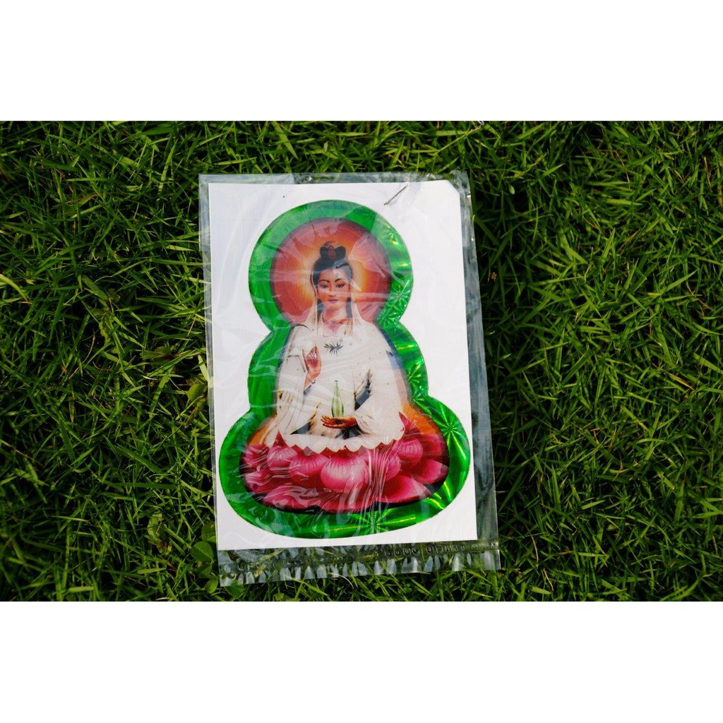 Tấm Decal dán xe Phật Tổ - Bồ Tát phản quang 3D dán xe | BigBuy360 - bigbuy360.vn