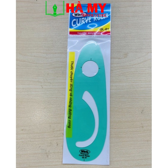 [Hỏa Tốc] Thước Parabol WinQ QL01 chuyên dụng vẽ đồ thị, hàm số cho học sinh cấp 2-3 - Nhà Sách Hà My