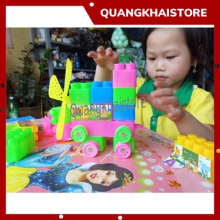Đồ chơi xêp hình cho bé,ba lô xếp hình lego cho bé,thông minh sáng tạo cho bé