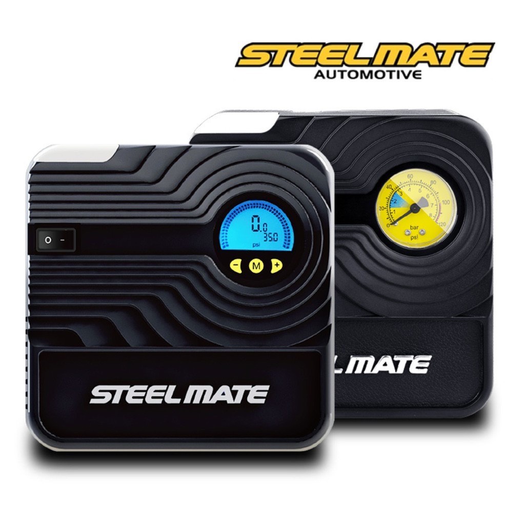 Bơm ô tô STEELMATE P05- Bơm xe ô tô, xe máy thông minh cảm biến hơi tự ngắt bảo hành 6 tháng