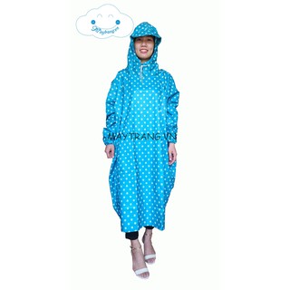 ÁO MƯA KHÔNG XẺ TÀ - VẢI DÙ CAO CẤP