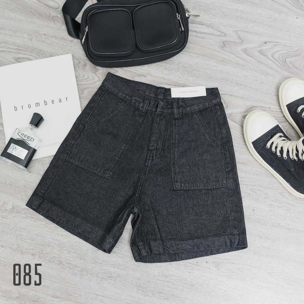 Quần Short Ngố Jean Lững Ống Rộng Lai Cuốn Phong Cách ULZZANG | BigBuy360 - bigbuy360.vn