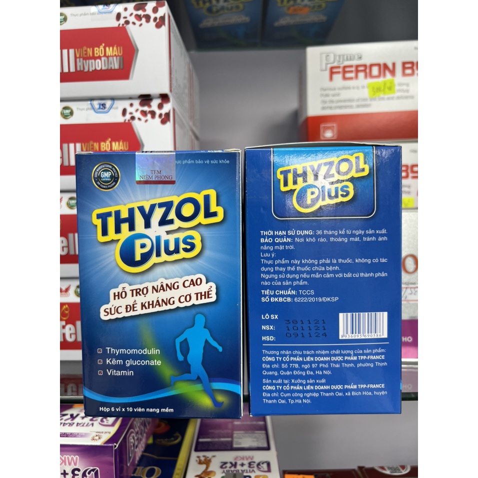 Viên Uống Thyzol Plus Giúp Tăng Cường Miễn Dịch, Nâng Cao Sức Đề Kháng