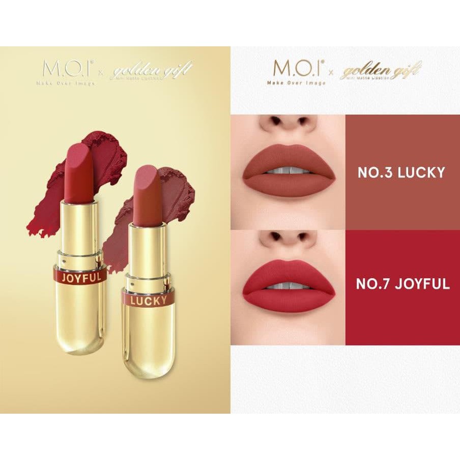 BST son thỏi mini M.O.I x Golden Gift Hồ Ngọc Hà