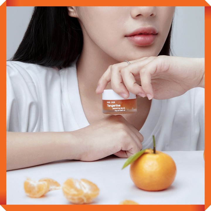 Tẩy Tế Bào Chết Môi Quýt Đường ZEE ZEE - Chứa những hạt đường mịn, hạt mơ giúp nuôi dưỡng làm môi hồng hào mềm mịn hơn! | BigBuy360 - bigbuy360.vn