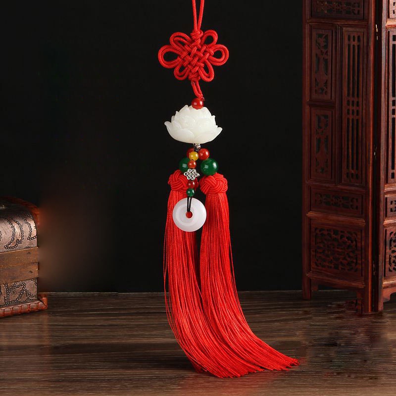 ⚡Video Thật⚡ Dây Treo Xe Ô Tô Hình Hoa Sen - Khánh Treo Xe Ô Tô Hình Hoa Sen