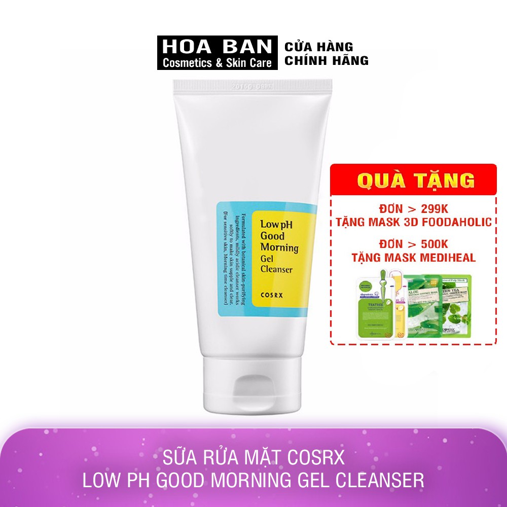 Sữa Rửa Mặt Dạng Gel Cosrx Low pH Good Morning Gel Cleanser