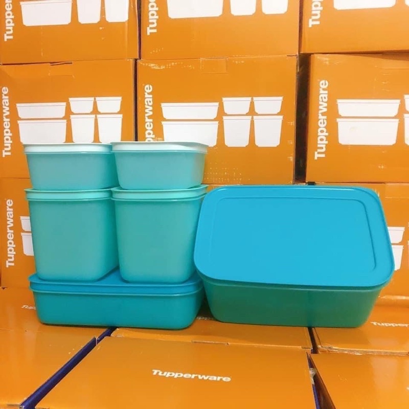 Set 6 hộp Tup đông dẻo cao cấp đựng thực phẩm cấp đông tươi lâu, an toàn cho sức khoẻ