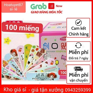 Băng Cá Nhân Urgo Họa Tiết Dễ Thương [1 Hộp 100 Miếng]