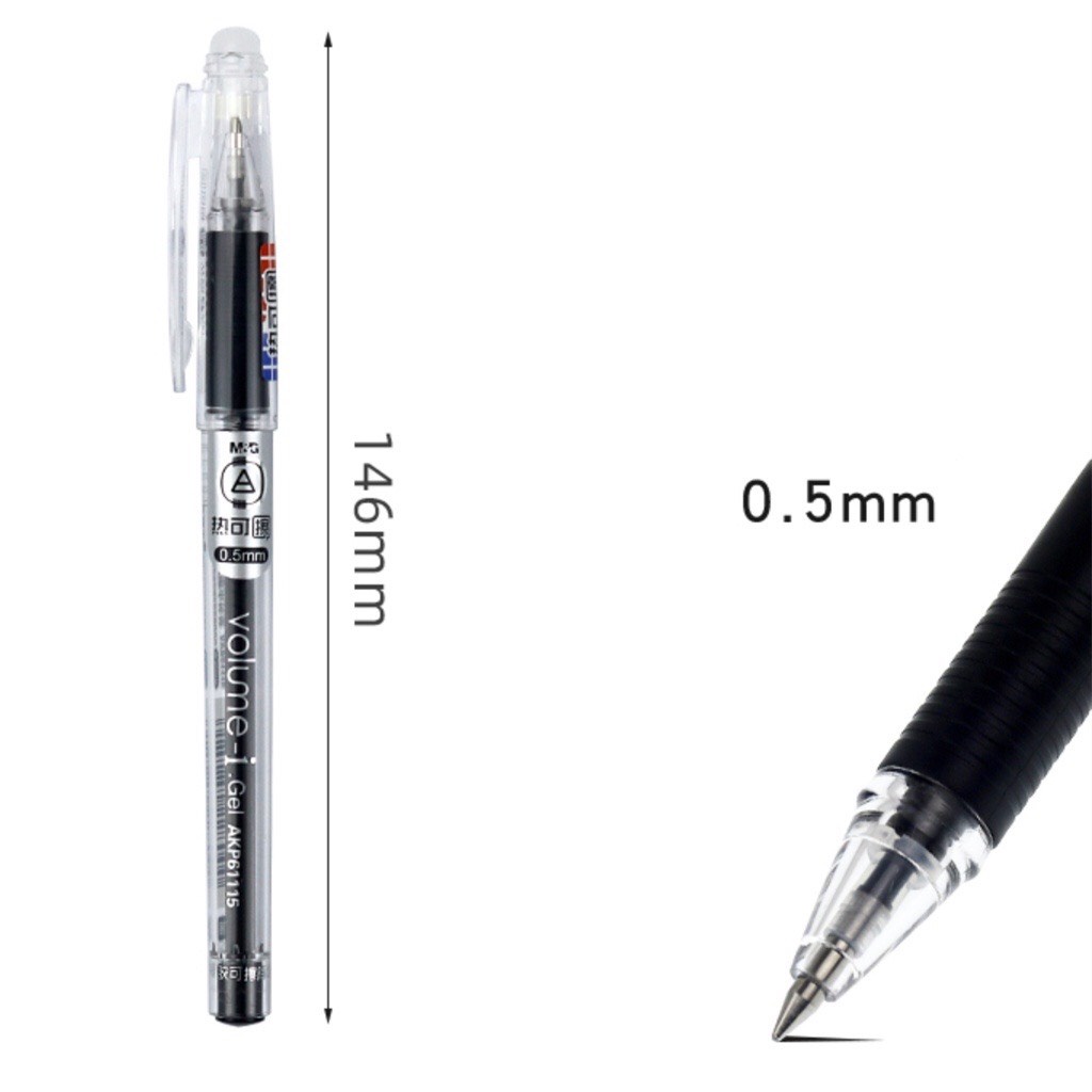 Bút Gel Tẩy xoá được / Bút xóa nhiệt M&G AKP61115 ngòi 0.5mm