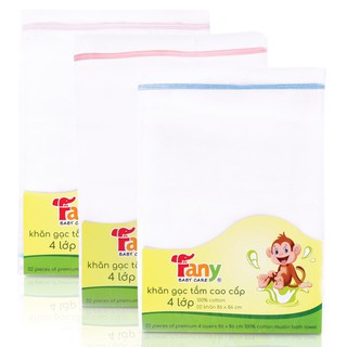 Khăn gạc tắm cao cấp fany - 2ctúi