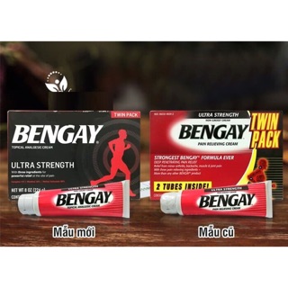 Combo 2 tuýp bengay mẫu mới trong 1 hộp date 2021