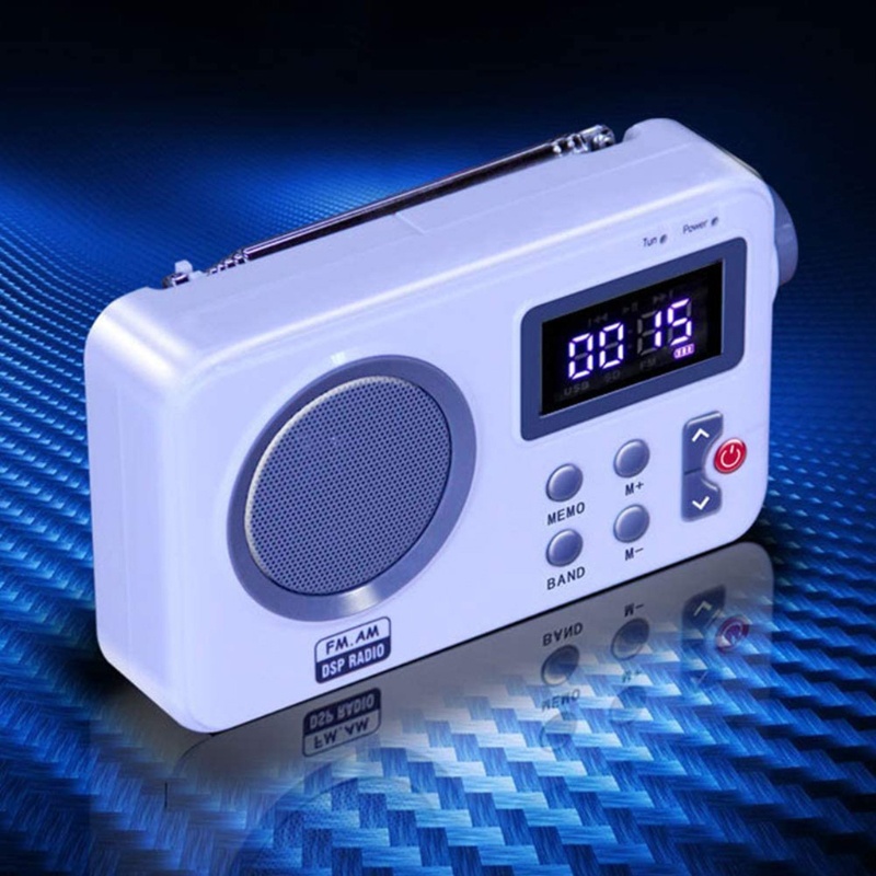 Radio Kỹ Thuật Số zzz Màn Hình LCD 2.4 inch Phát Sóng FM Tại Nhà
