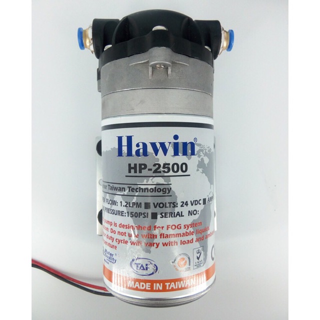 Máy phun sương HAWIN 24v HP - 2500 + nguồn 24v