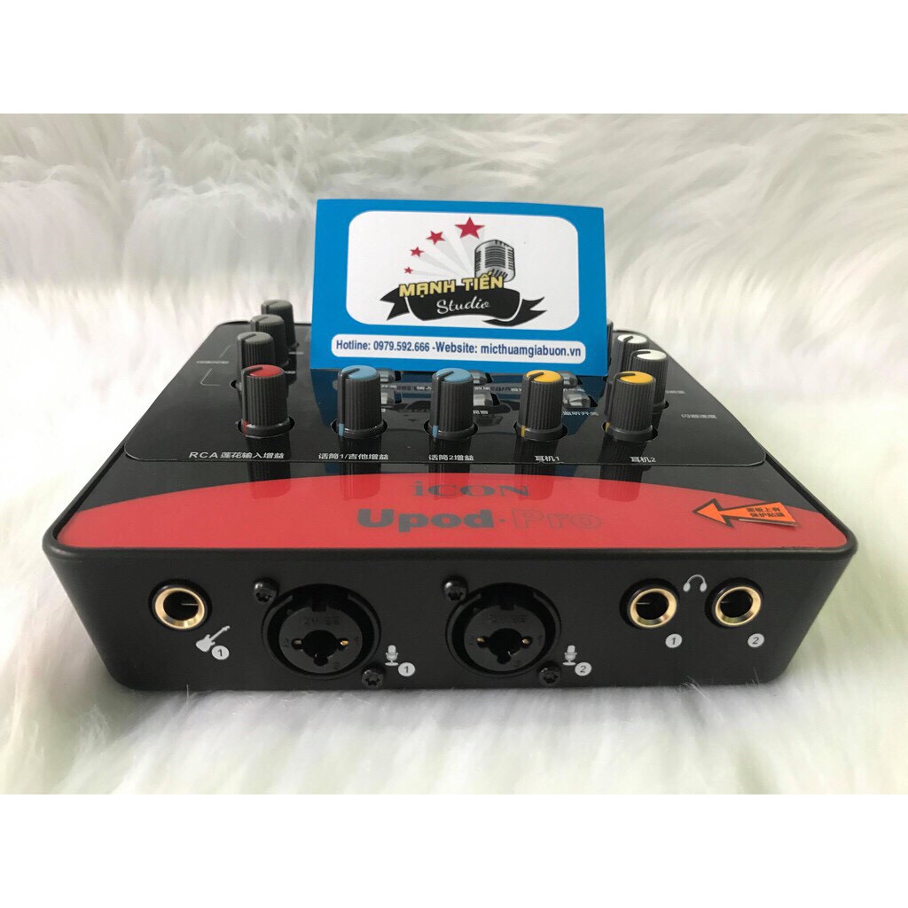 [Siêu Sale] Soundcard thu âm Icon Upod Pro - chuyên hát karaoke, thu âm, livestream.. hàng chuẩn chính hãng