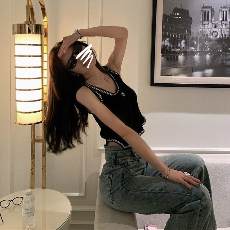 Áo Hai Dây Dáng Ngắn Thời Trang Mùa Hè Hàng Mới Dành Cho Bạn Nữ