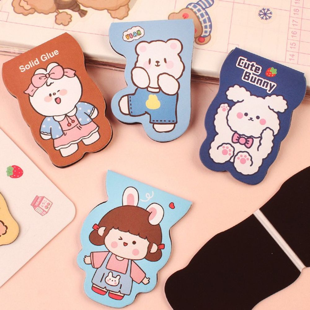 Bookmark mẫu Hoạt hình nam châm Pison, kẹp đánh dấu trang sách xinh xắn - VPP020 - 01 cái