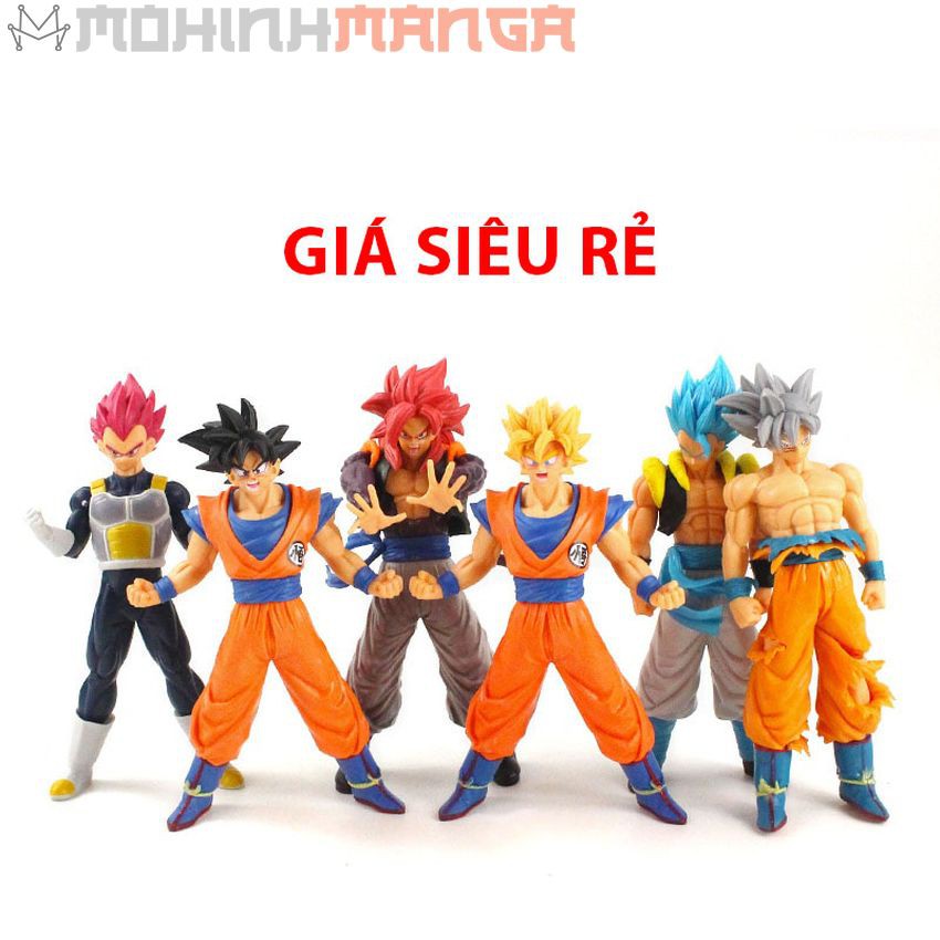 [CÓ QUÀ] Mô hình Dragon Ball 7 Viên Ngọc Rồng Son Vô Cực Goku Gogeta Vegito Broly Jiren Black Goku Black Vegeta SSJ God