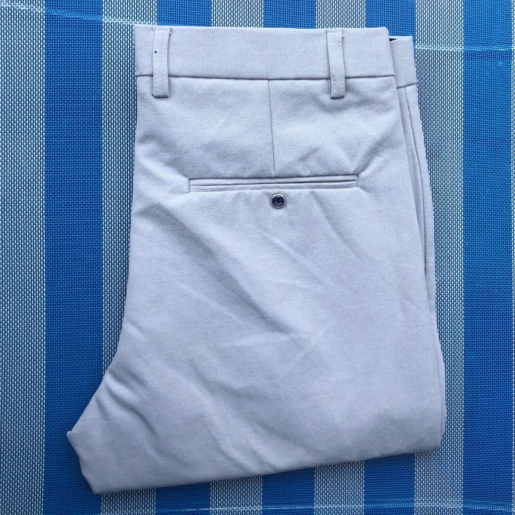 Quần Tây Nam, Quần Âu baggy nam hàn quốc dáng ôm công sở vải co giãn nhẹ chống nhăn, có hình màu đen vải dày đẹp giá rẻ.