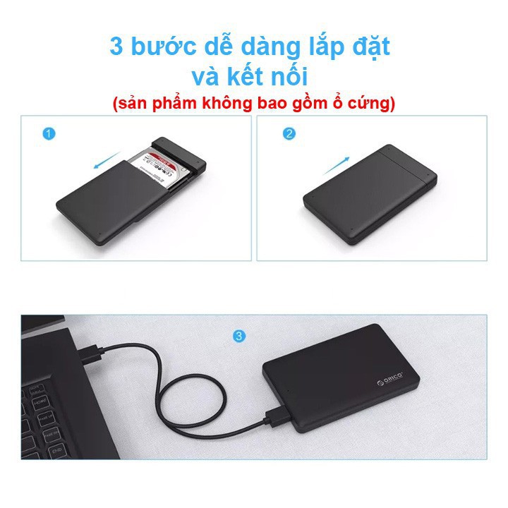 Hộp Đựng Ổ Cứng 2.5 Inch ORICO 2520U3 - HDD Box 3.0 | WebRaoVat - webraovat.net.vn