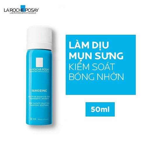 [CHÍNH HÃNG] Xịt khoáng cho da dầu giúp làm sạch và dịu da La Roche-Posay Serozinc 50ml