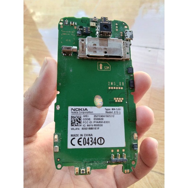 Main Nokia e72 sống bóc máy trùng imei kèm phím