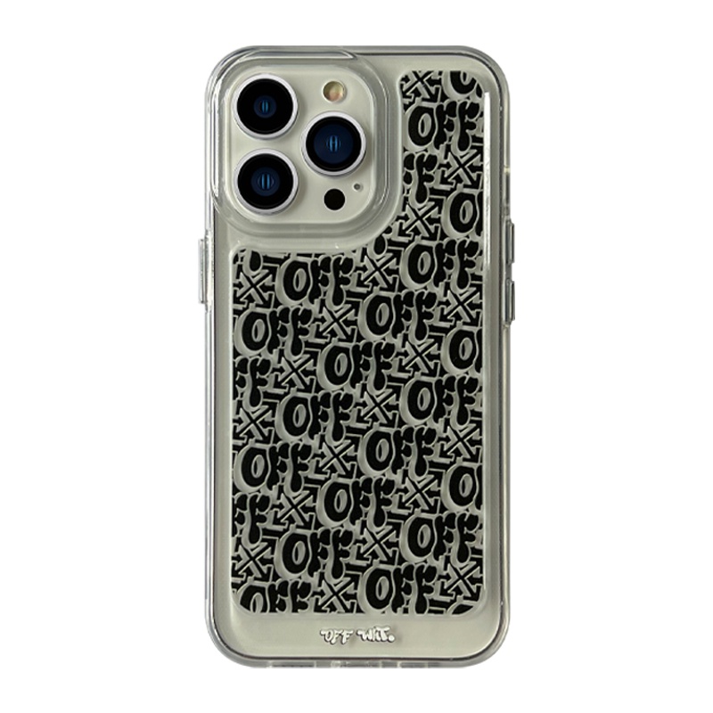 Ốp Điện Thoại Chống Sốc Họa Tiết OFF-WHITE Cho iPhone 11 13 12 X XS Pro Max XR 12 13