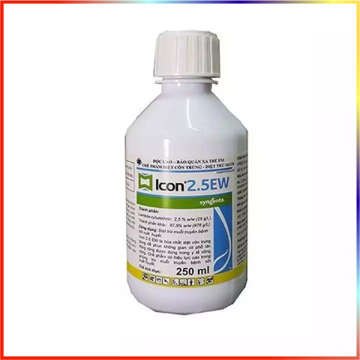 (Chính Hãng) Thuốc Icon 2.5 EW 250ml diệt muỗi trong nhà- bọ xít muỗi trên điều, cây ăn quả-muỗi hành trên