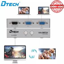 Bộ Chia VGA 2 vào 1 ra DTECH DT-7032 , VGA 4 vào 1 DTECH-7034