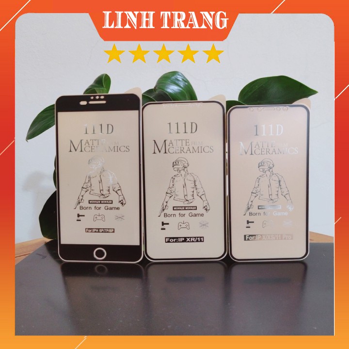 Cường lực Iphone full màn kính dẻo chống vân tay 111D ip 6plus/6splus/7plus/8plus/x/xs/xs max/11/11 pro/11promax