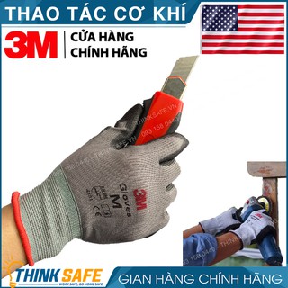 Găng tay chống cắt 3M cấp độ 1- độ khéo léo cao, linh hoạt, ôm tay, co giãn chống trơn trượt - Bảo Hộ Thinksafe
