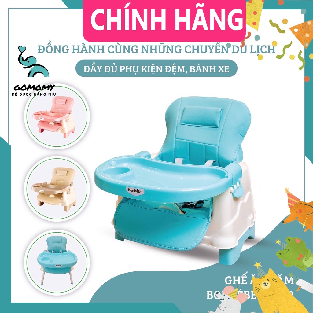 [Hàng chính hãng] Ghế ăn dặm bonbebe bb29 kèm chân inox và bánh xe