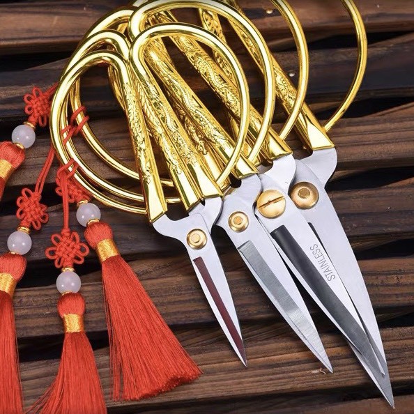 Kéo Vàng Rồng Cắt Thịt Gà Siêu Sắc, Size Lớn Nhất Hàng Chuẩn