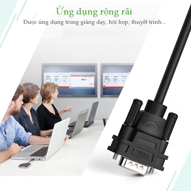 Cáp chia VGA 1 ra 2 chính hãng Ugreen 40254