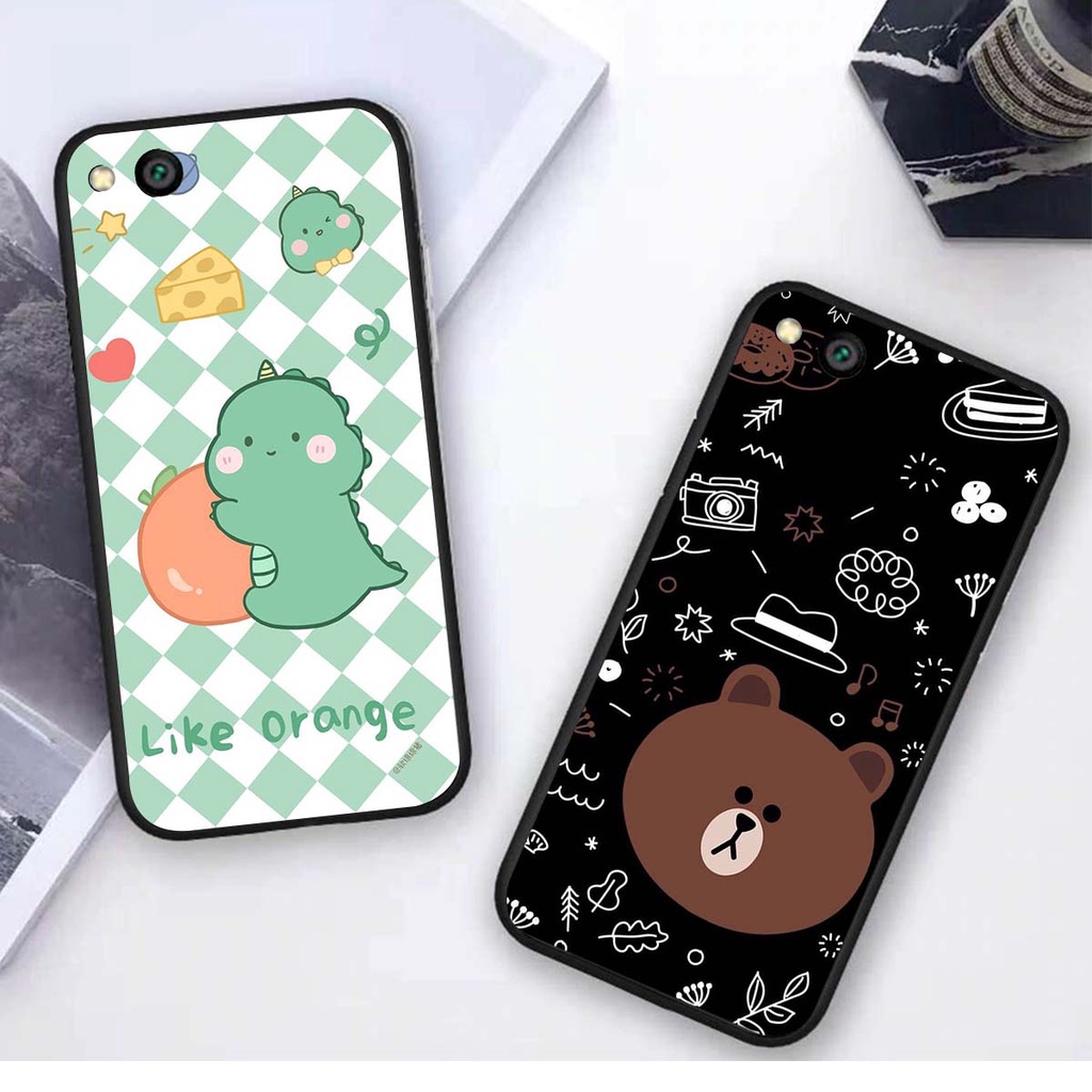 Ốp lưng Xiaomi REDMI 5A in hình khủng long , gấu nâu xinh xắn, siêu cute  mà còn vô cùng RẺ -ĐẸP