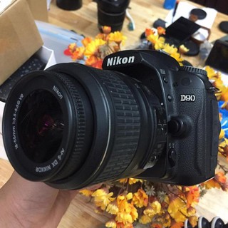 [Shoppe trợ giá ] Máy ảnh Nikon D90 kèm lens 18-55 VR đẹp xuất sắc