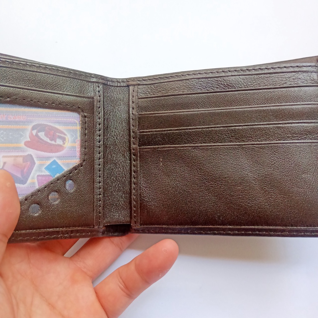 Ví nam cao cấp cầm tay dáng ngang ví da nam da bò thật đựng tiền đựng thẻ full hộp