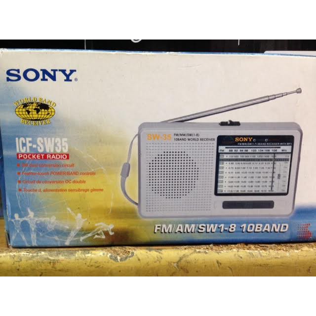 Đài Radio Sony SW-35, Đài FM Người Già, Radio Chuyên Dụng Sóng Tốt, Âm Thanh Rõ Nét, Bền, Đẹp, Món Qùa Ý Nghĩa