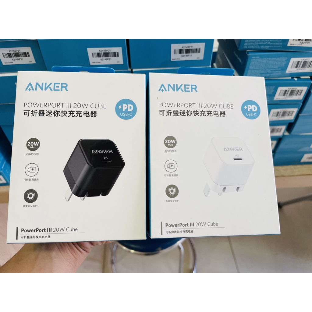 Củ Sạc Anker PowerPort 3 PD Cube 20w - A2149 New nguyên seal
