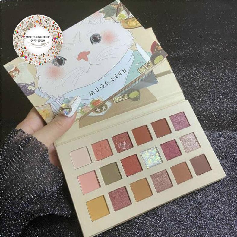 Bảng Phấn Mắt MUGE LEEN 18 Màu Cao Cấp