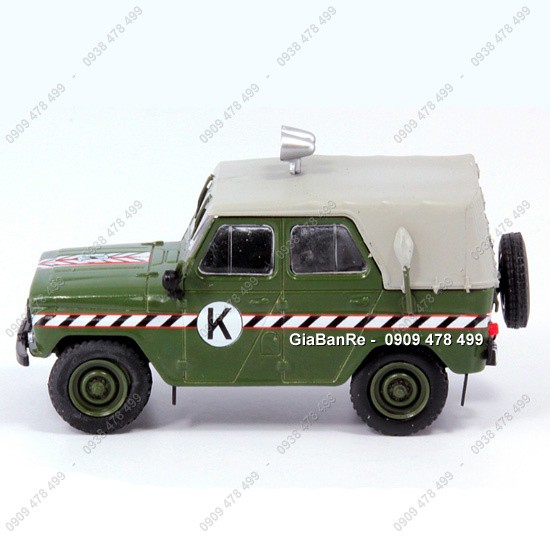 Xe Mô Hình Chi Tiết Xe Quân Sự Chỉ Huy UAZ-469 - K - Tỉ Lệ 1:43 - 4325.2