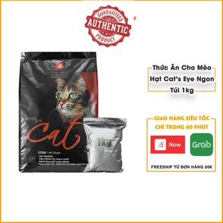 Thức ăn hạt cho mèo hạt Cat's Eye - Túi 1kg hạt cat eye siêu tiết kiệm | Cateye