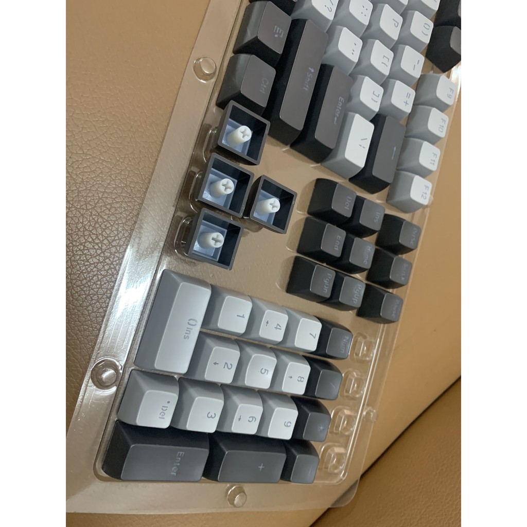 Bộ Keycap mofii 104 Phím Double Shot Xuyên LED - Chính hãng