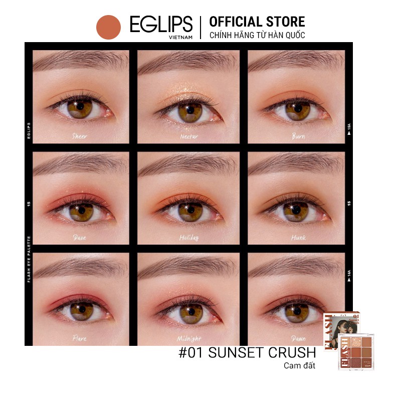 Bảng phấn mắt Eglips Flash Shadow Palette version 1 8.1g | BigBuy360 - bigbuy360.vn