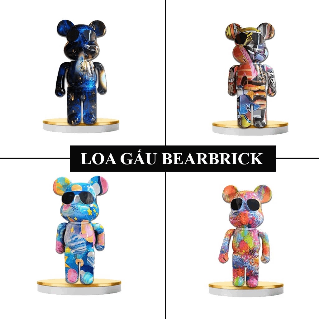 Loa Gấu Bluetooth Bearbrick Kaws B5 Plus Nghe Nhạc Cực Hay, Màu Sắc Sang Chảnh Hot Trend 2022 mã LOA444