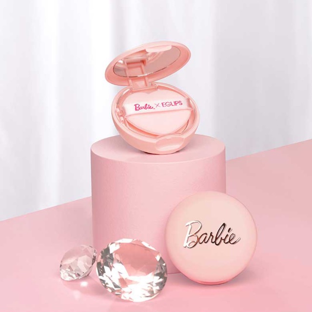 Phấn phủ kiềm dầu Eglips x Barbie Blur Powder Pact